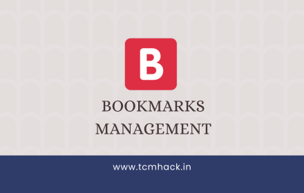 Bookmarks Management interface