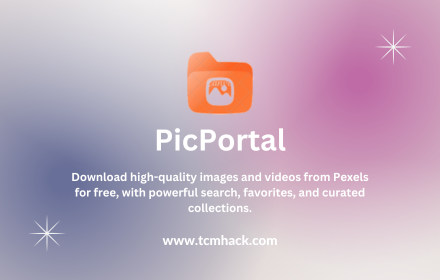 Pic Portal interface